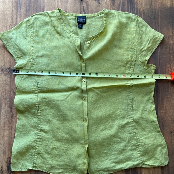 100% Linen Button Down Shirt - Picture 5 of 8